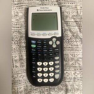 Texas Instruments TI-84 graphing calculator.